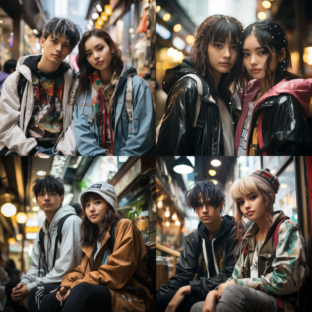 two teens in Tokyo